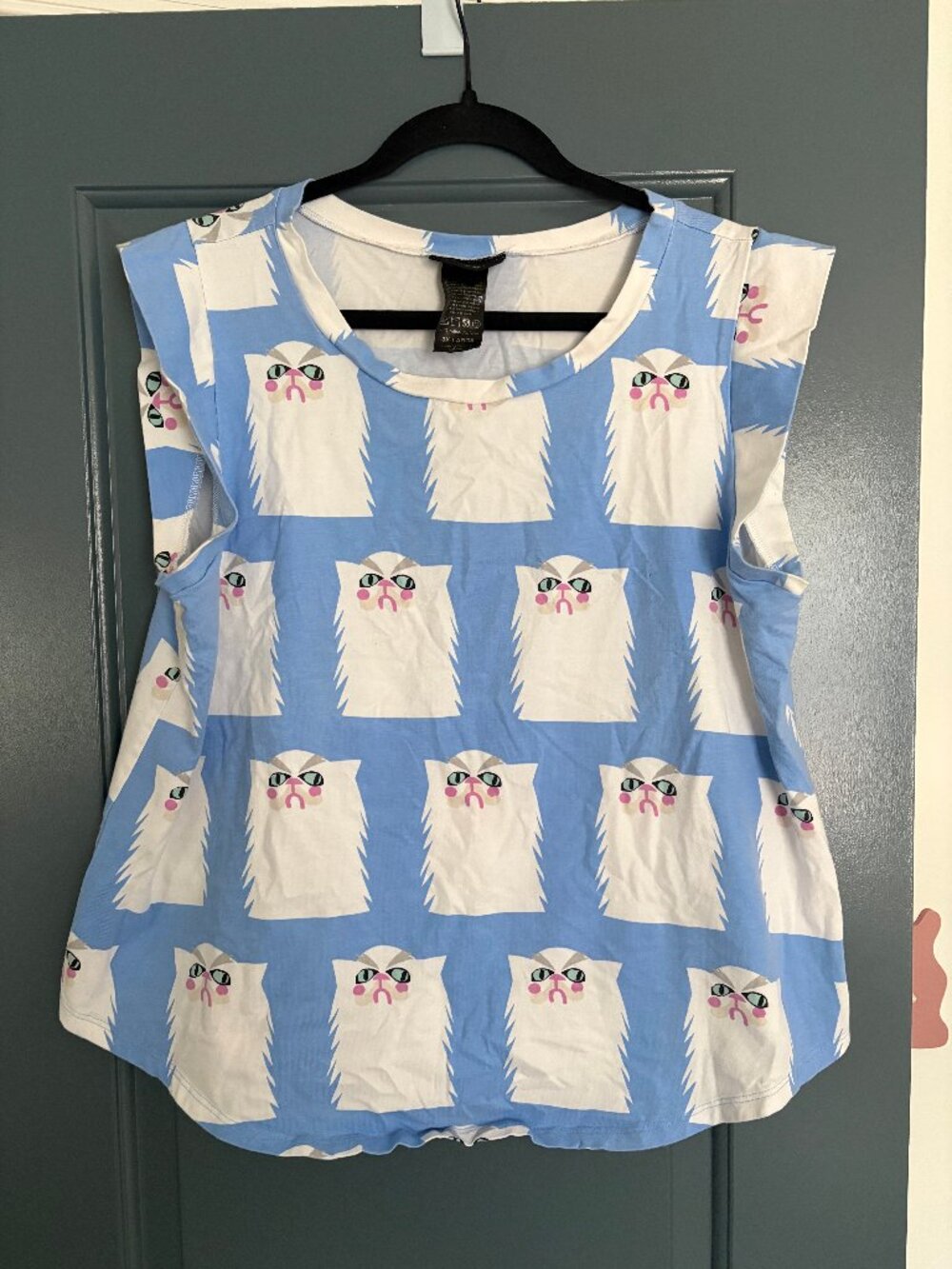 NOOWORKS Grumpy Cat Muscle Tank 3XL